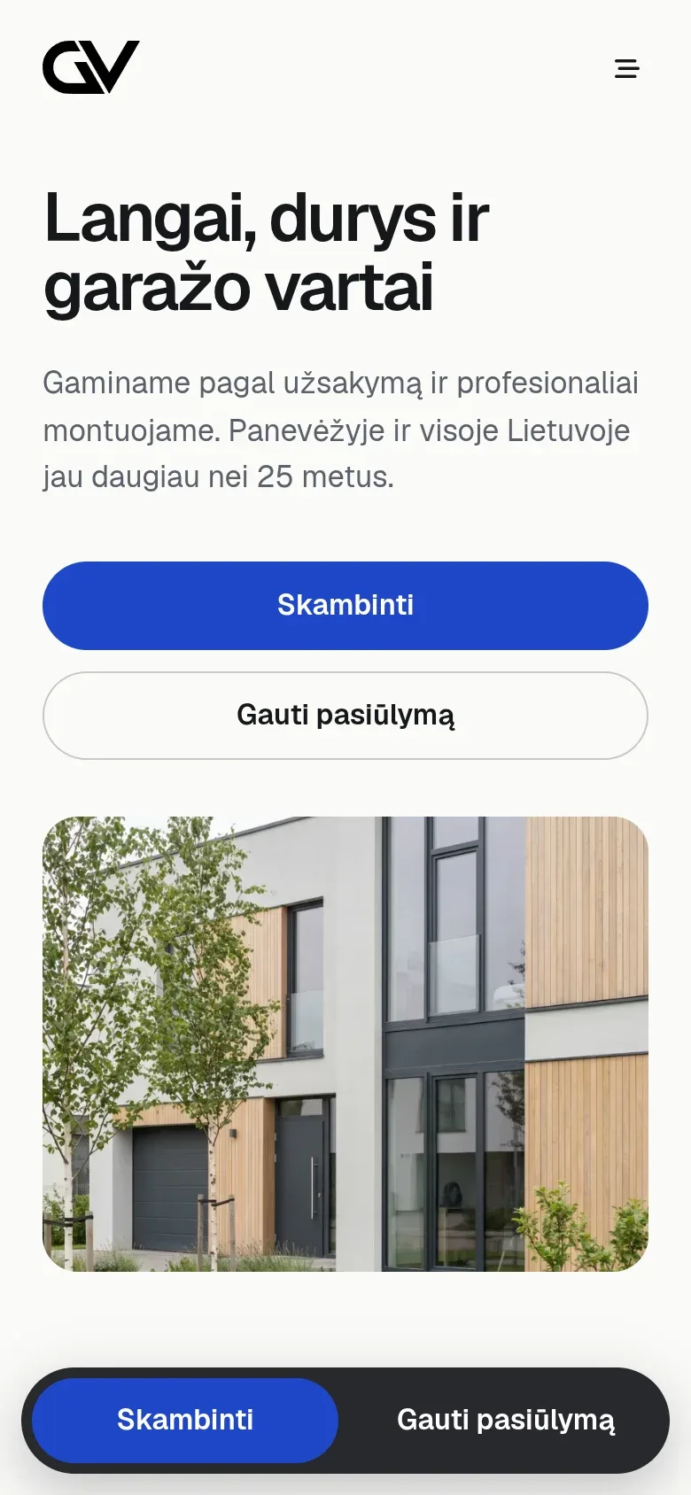Geras variantas svetainė telefone
